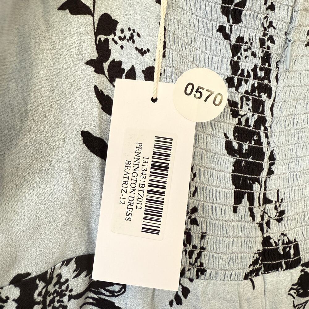 Reformation Womens Pennington Floral Print Dress Beatriz Size 12 NWT - Picture 10 of 11